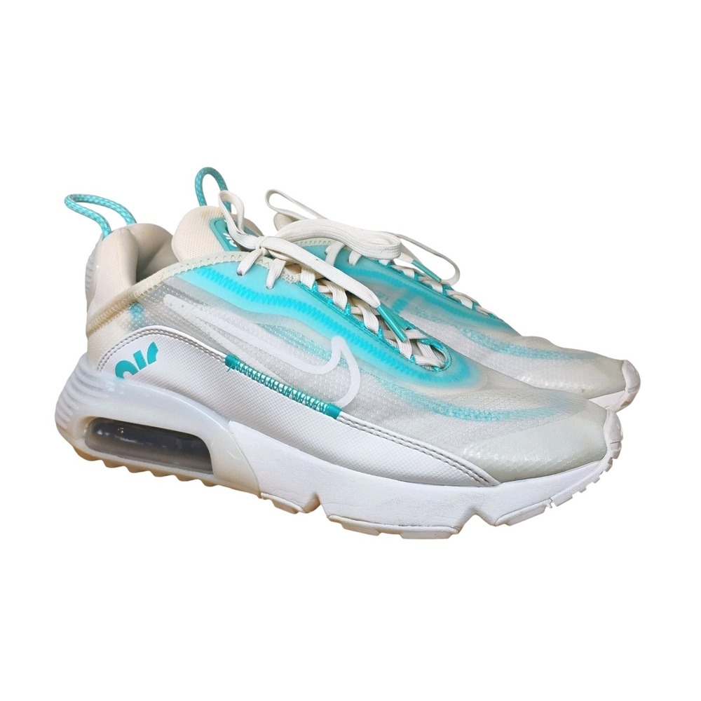 Nike Women's 2090 Athletic Shoes White Teal